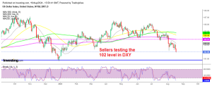 USD Index DXY Daily Chart