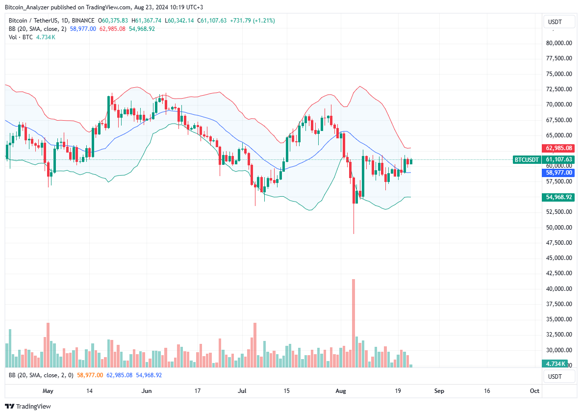 Bitcoin Daily Chart for August 23