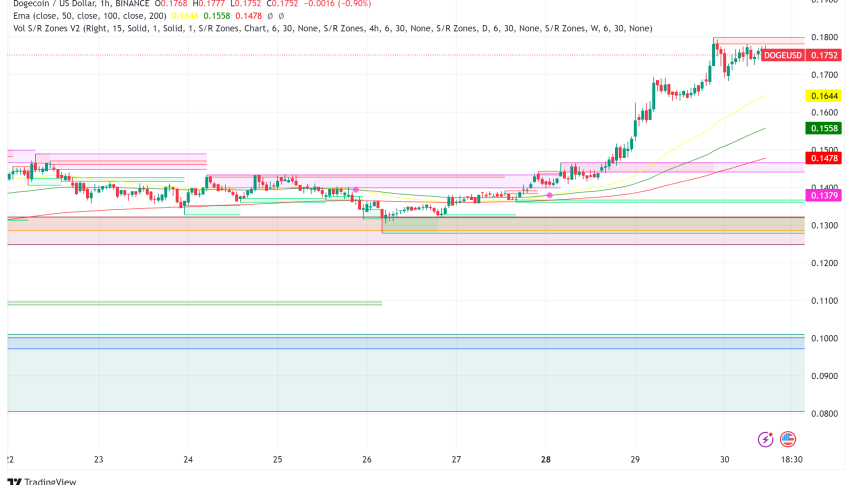 Dogecoin Surges 25% in a Week: Technical Analysis Points to Potential New Yearly Highs