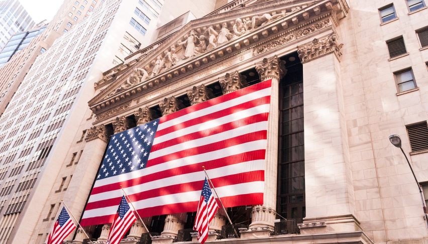US stocks have ticked down since yesterday.