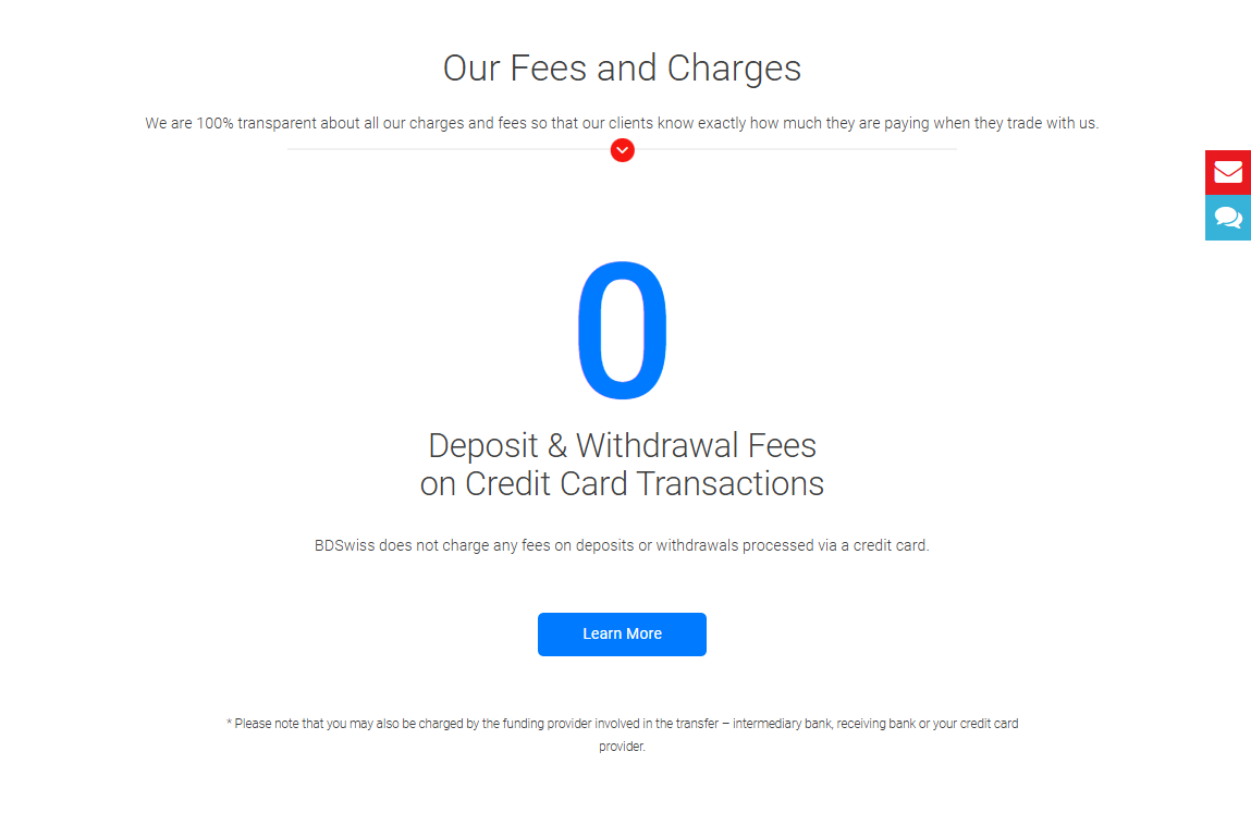 Fees, Spreads, and Commissions