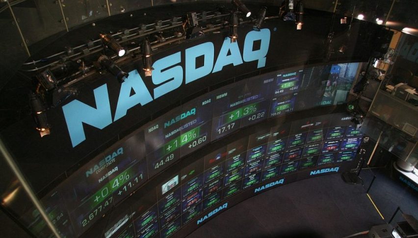 nasdaq declines led by rout in Nvidia stock