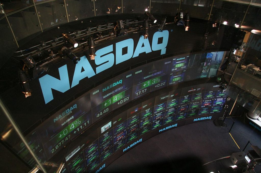 nasdaq declines led by rout in Nvidia stock