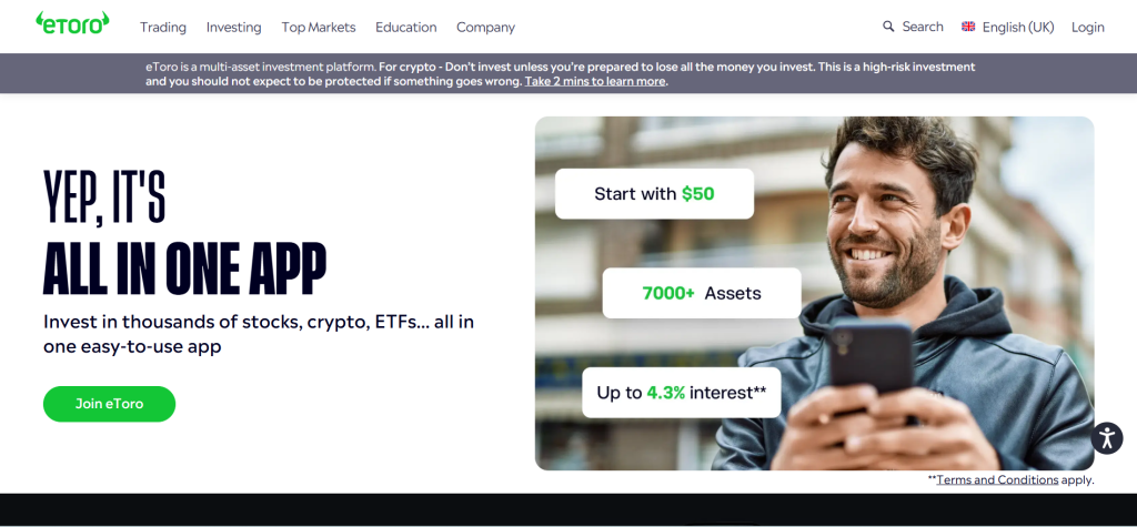 eToro Binary Options eToro Binary Options