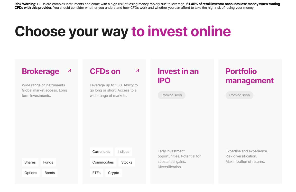 Minimum Deposit and Account Types Minimum Deposit and Account Types