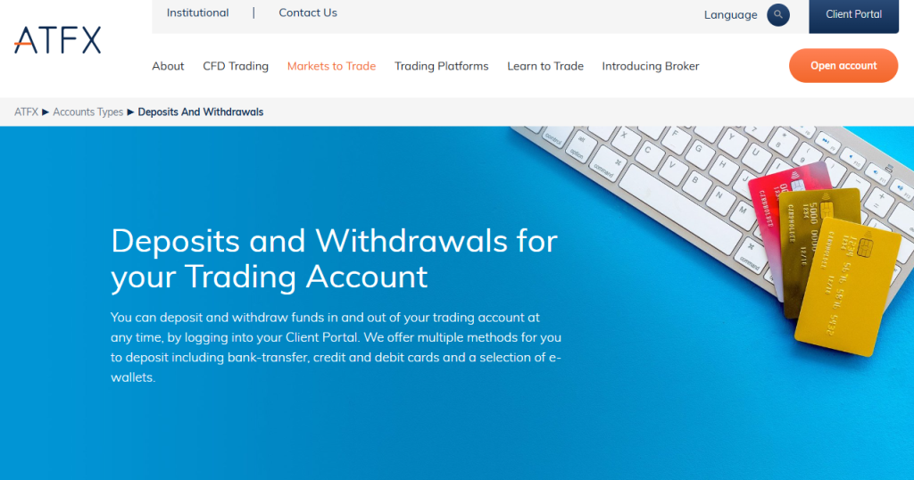 Deposits and Withdrawals Deposits and Withdrawals