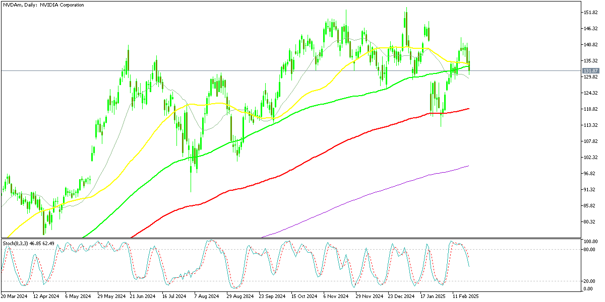 NVDA Shares Daily Chart