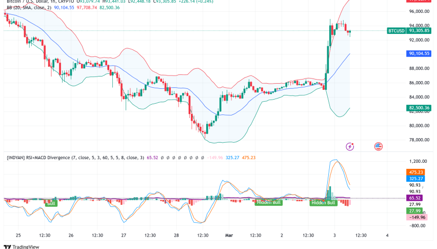 Bitcoin Surges Past $93,000 Following Trump's Strategic Crypto Reserve Announcement