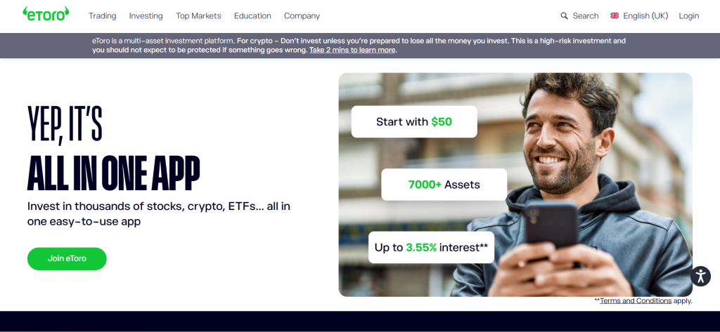 eToro MAS Regulated Forex Broker