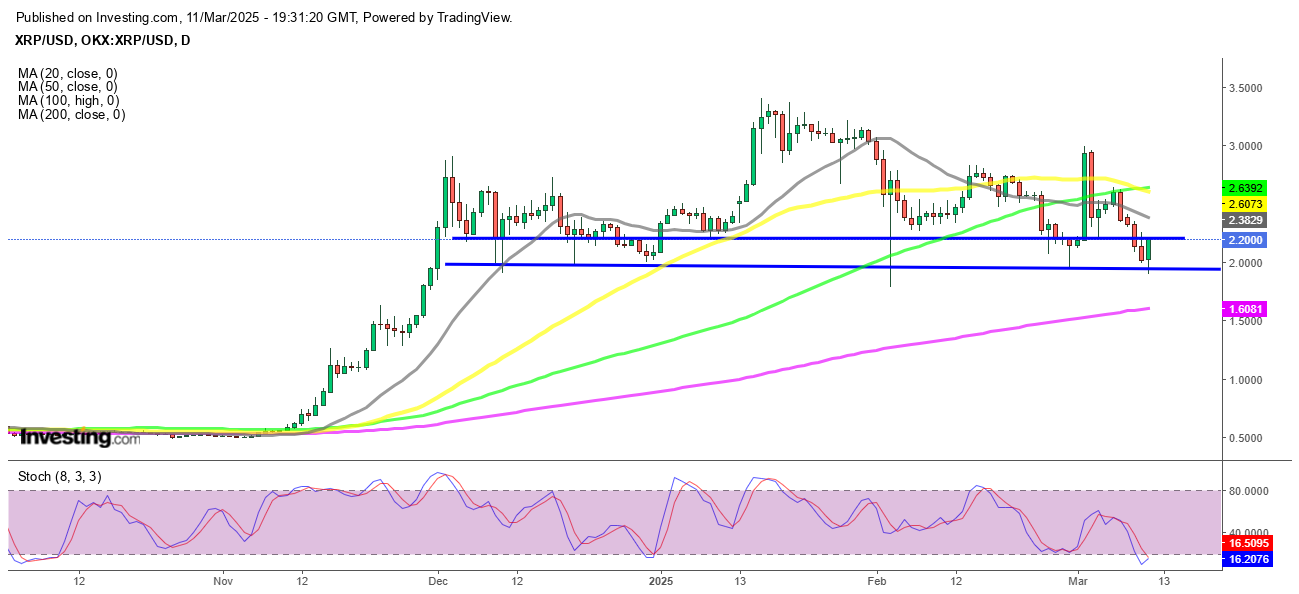 Ripple XRP Chart Daily