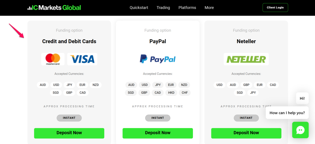 IC Markets Brokers Accepting Debit Cards IC Markets Brokers Accepting Debit Cards