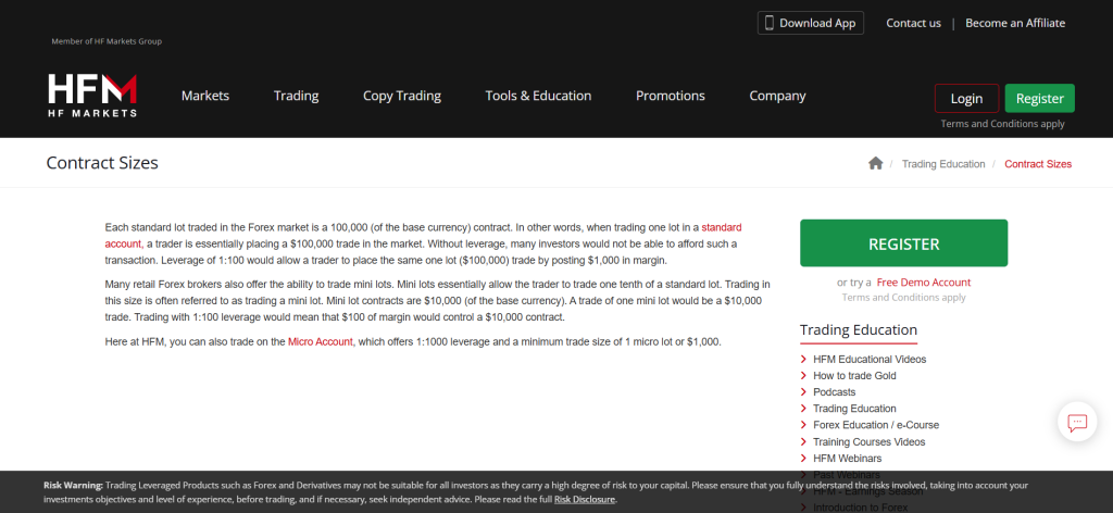 HFM Micro Account HFM Micro Account