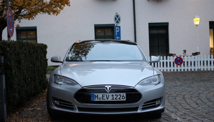 Tesla shares have found support at $220