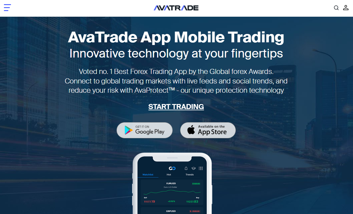AvaTrade Mobile App AvaTrade Mobile App