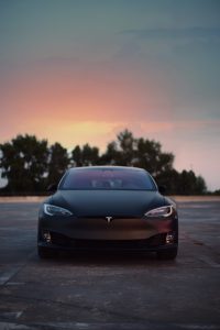 Tesla is seeing stock increases but sales declines.