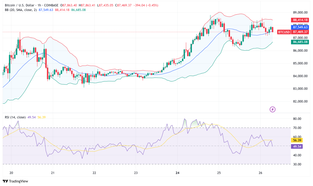 Bitcoin (BTC) Eyes New Highs in 2025 Despite Short-Term Seller Pressure Around $88K-$90K