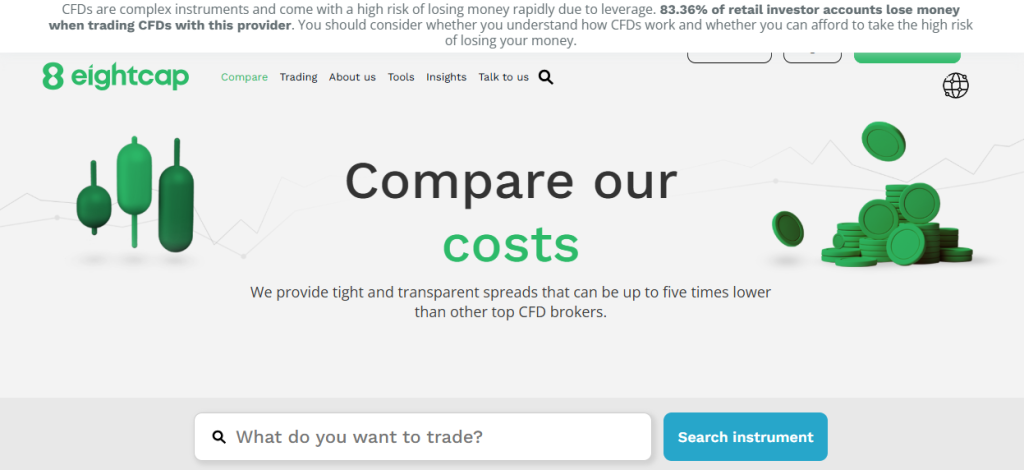 Transparent Trading Costs at Eightcap Transparent Trading Costs at Eightcap
