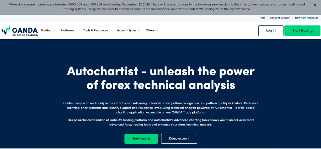 OANDA AutoChartist OANDA AutoChartist