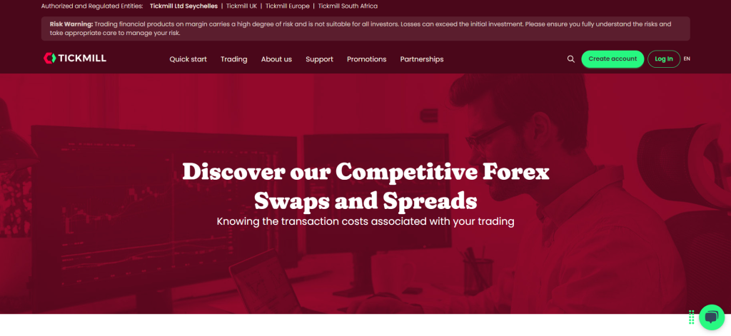 Tickmill Zero Spreads