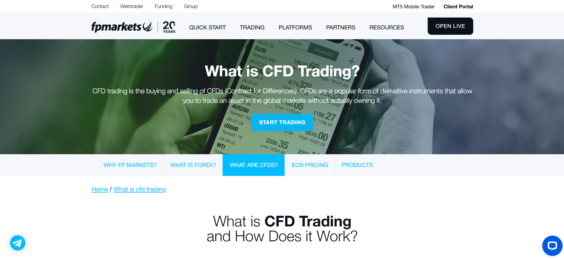 FP Markets CFD Forex Brokers