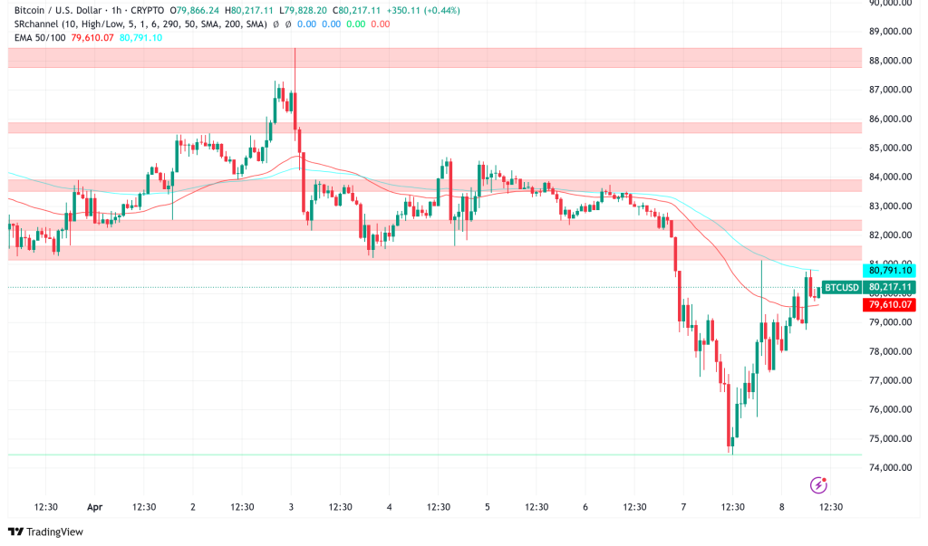 Bitcoin Recovers Above $80,000 After Fake Tariff News Sparks Rally: Technicals Suggest Caution Remains