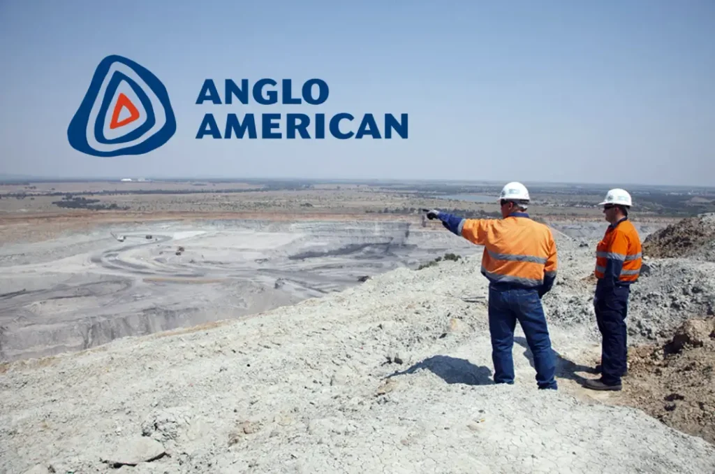 Anglo American shares are showing resilience today