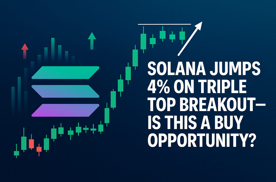 Solana Jumps 4% on Triple Top Breakout—Is This a Buy Opportunity?