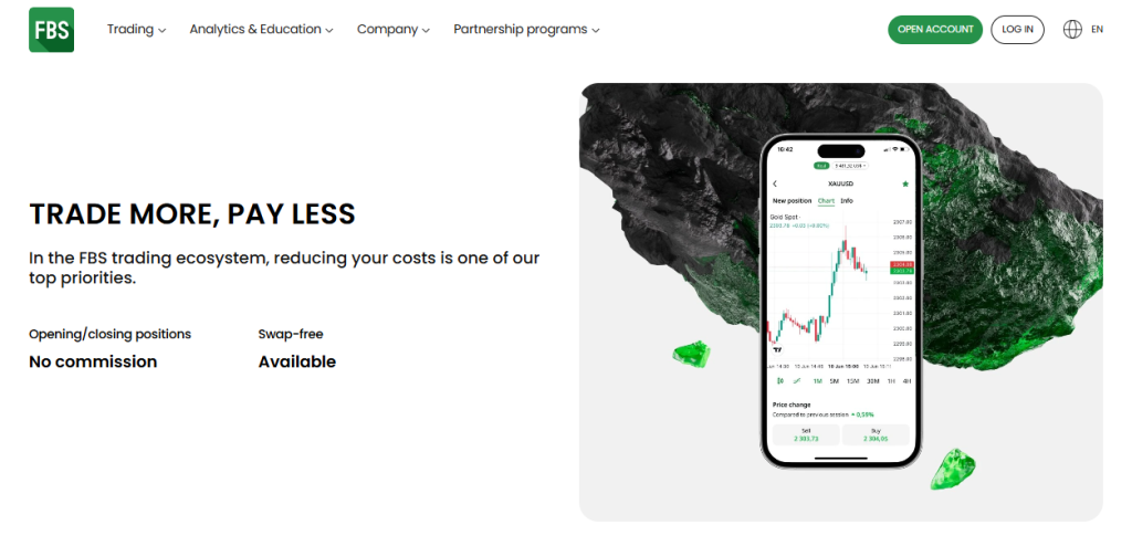 Minimum Deposit and Account Types