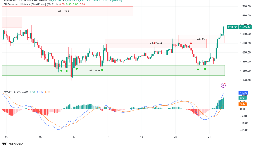 Ethereum Holds Above $1,600 Amidst Vitalik Buterin's Radical Scaling Proposal and Whale Accumulation
