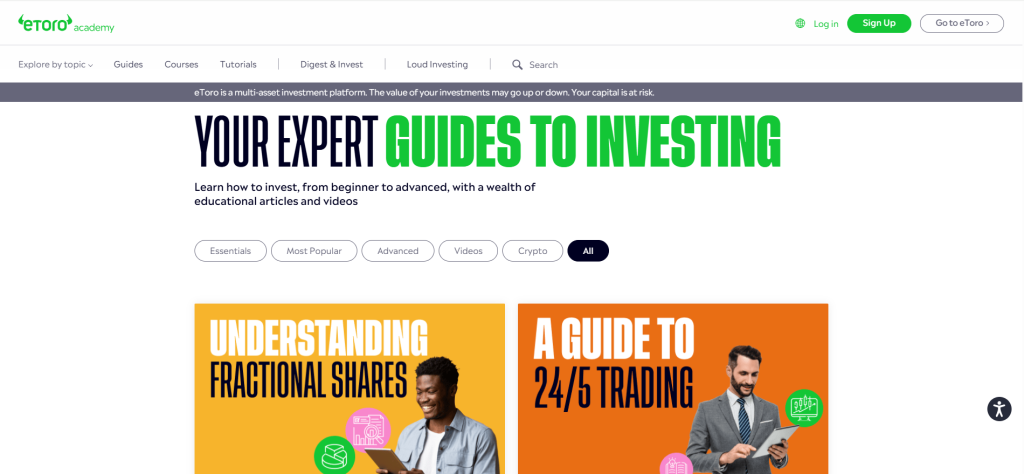 eToro For Beginners eToro For Beginners