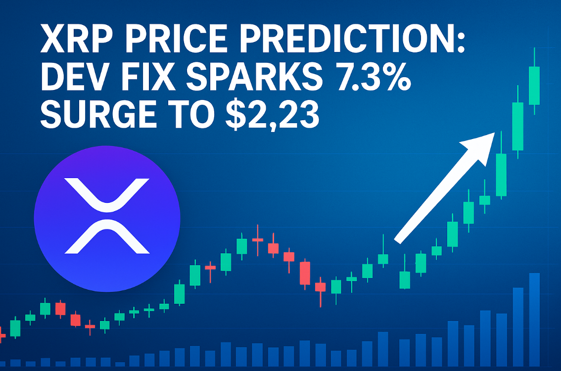 XRP Price Prediction: Dev Fix Sparks 7.3% Surge to $2.23