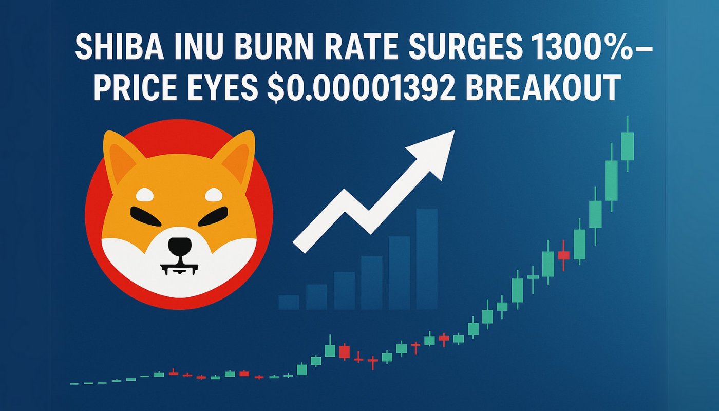 Shiba Inu Burn Rate Surges 1300%—Price Eyes $0.00001392 Breakout - Forex  News by FX Leaders