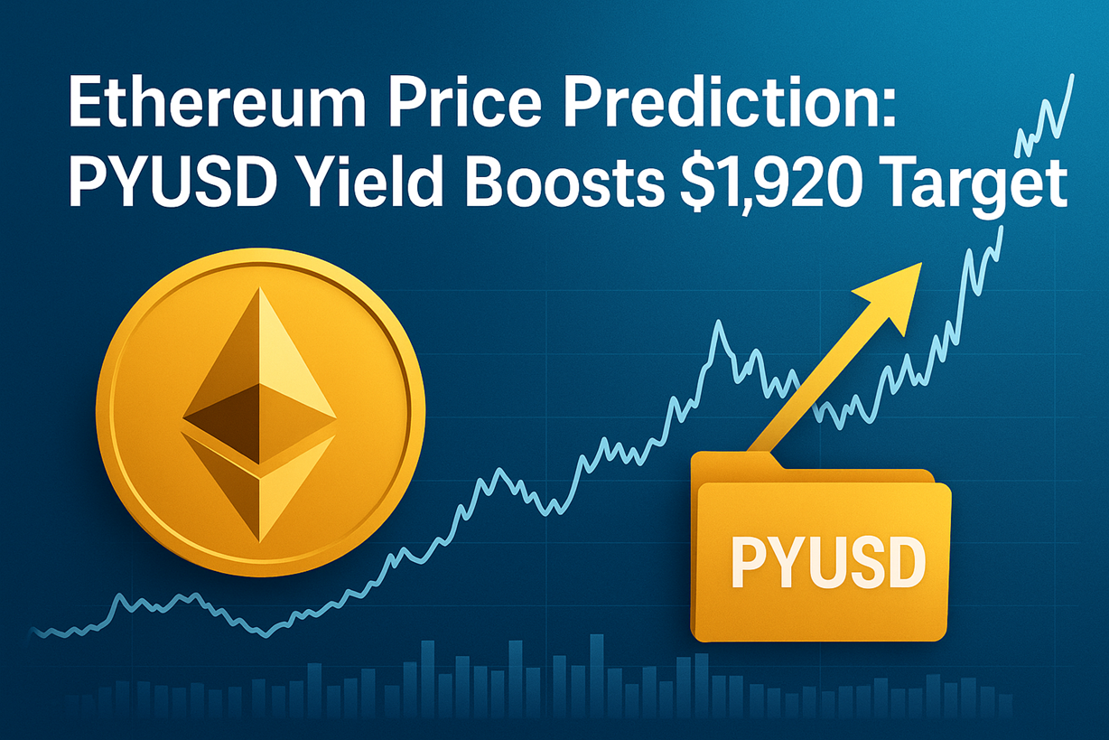 Ethereum Price Prediction: PYUSD Yield Boosts $1,920 Target - Forex News by  FX Leaders