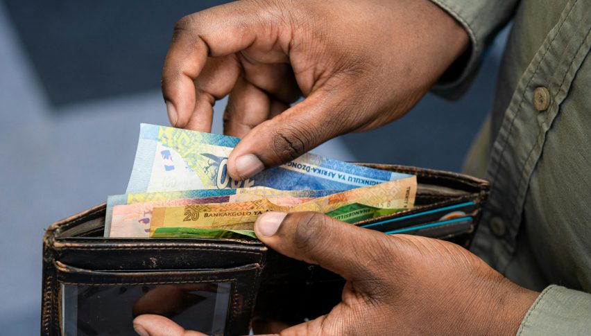 USD/ZAR remains close to 20