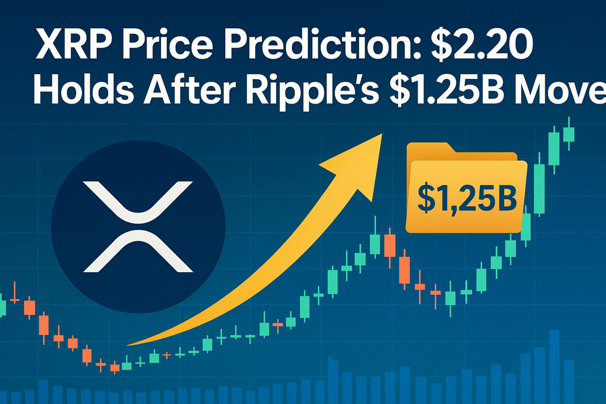 XRP Price Prediction: $2.20 Holds After Ripple’s $1.25B Move
