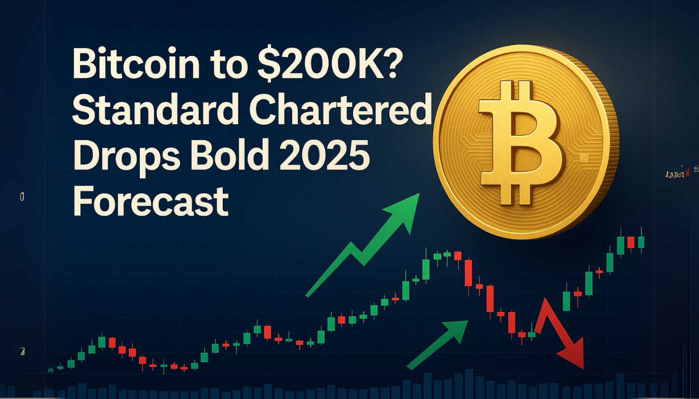 Bitcoin to $200K? Standard Chartered Drops Bold 2025 Forecast - Forex News  by FX Leaders