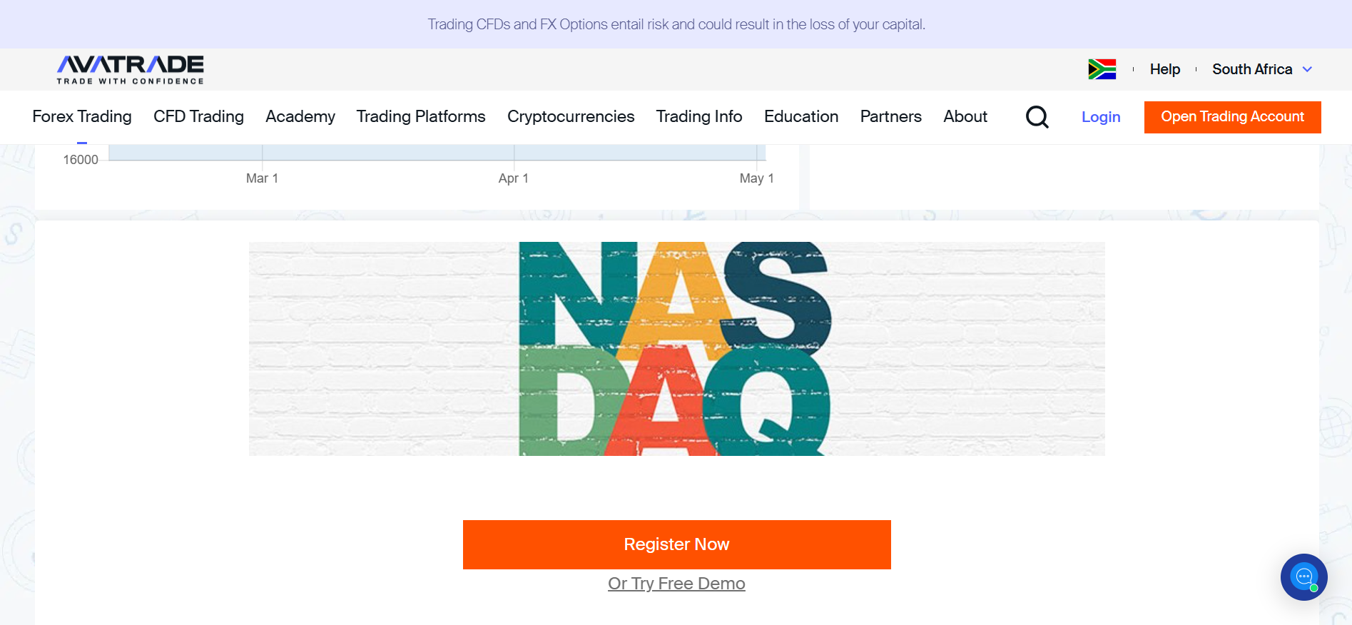 AvaTrade NASDAQ 100 Trading