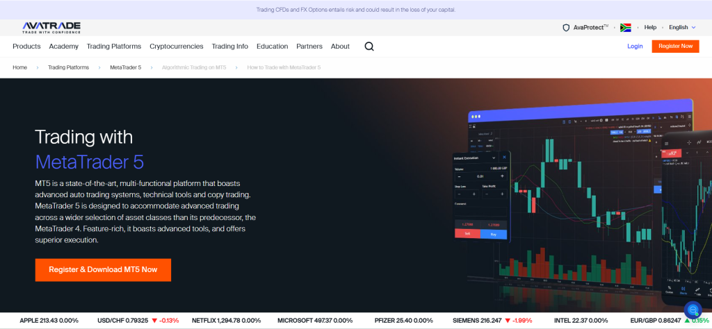 AvaTrade MetaTrader 5