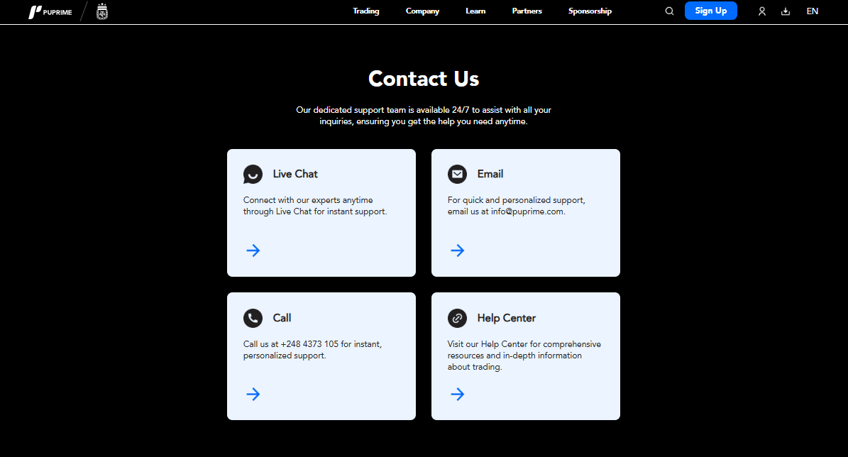 Customer Support Options and Contact Details