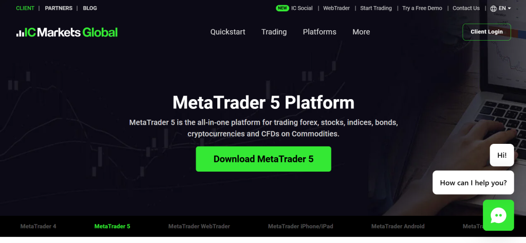 IC Markets MetaTrader 5