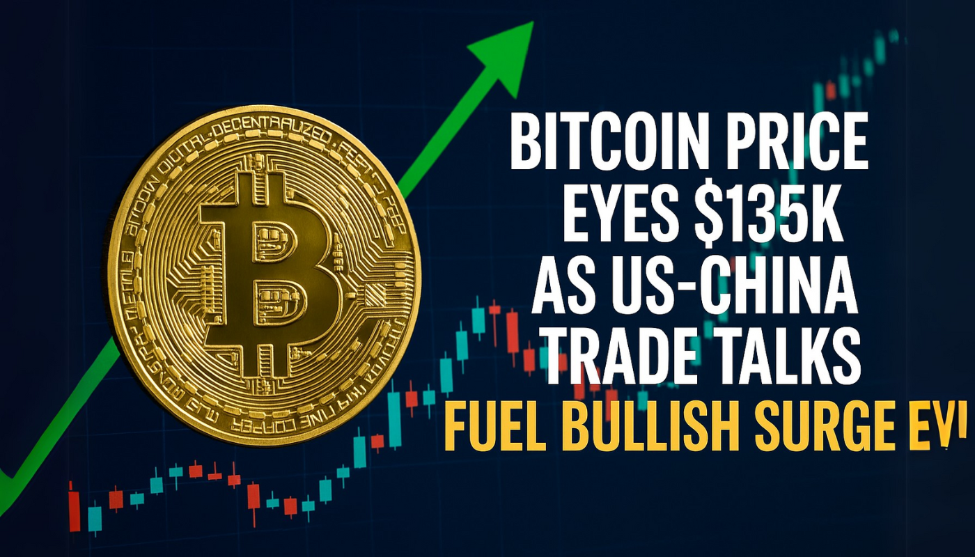 Bitcoin Price Eyes $135K as US-China Trade Talks Fuel Bullish Surge - Forex  News by FX Leaders