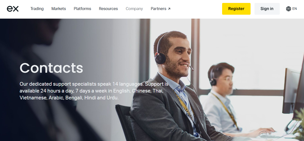 Exness Customer Support and VIP Services