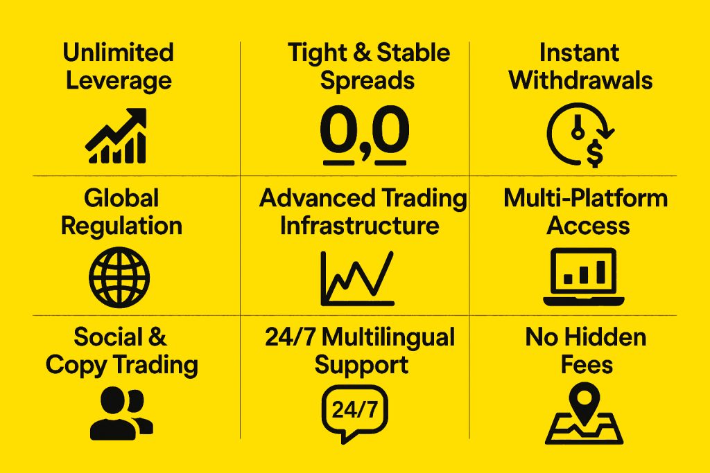 Exness Unique Selling Propositions