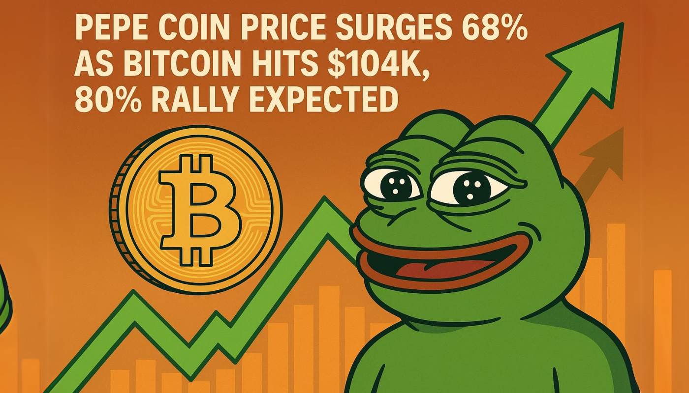 Pepe Coin Price Surges 68% as Bitcoin Hits $104K, 80% Rally Expected -  Forex News by FX Leaders