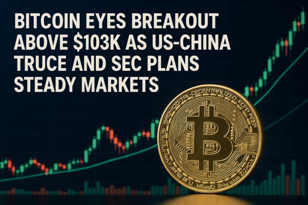 Bitcoin Eyes Breakout Above $103K as US-China Truce and SEC