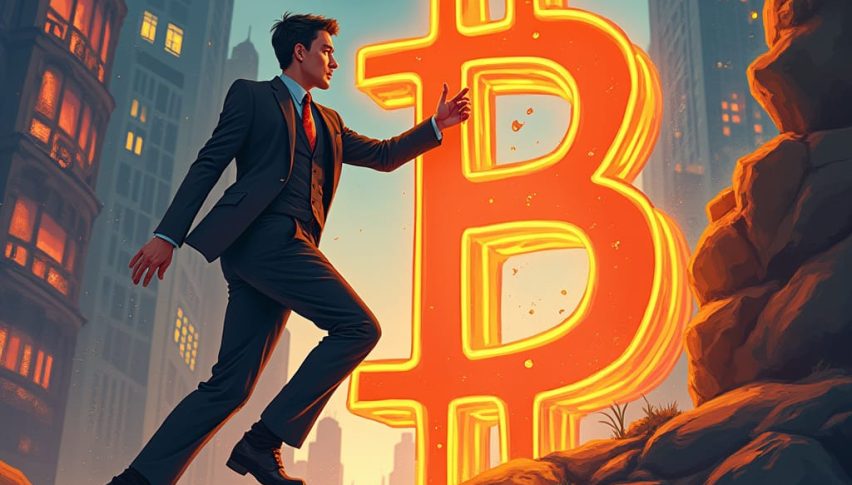 Fast upward movement for Bitcoin could lead to a new record high.