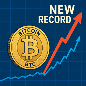 We could see a new record high for Bitcoin soon.
