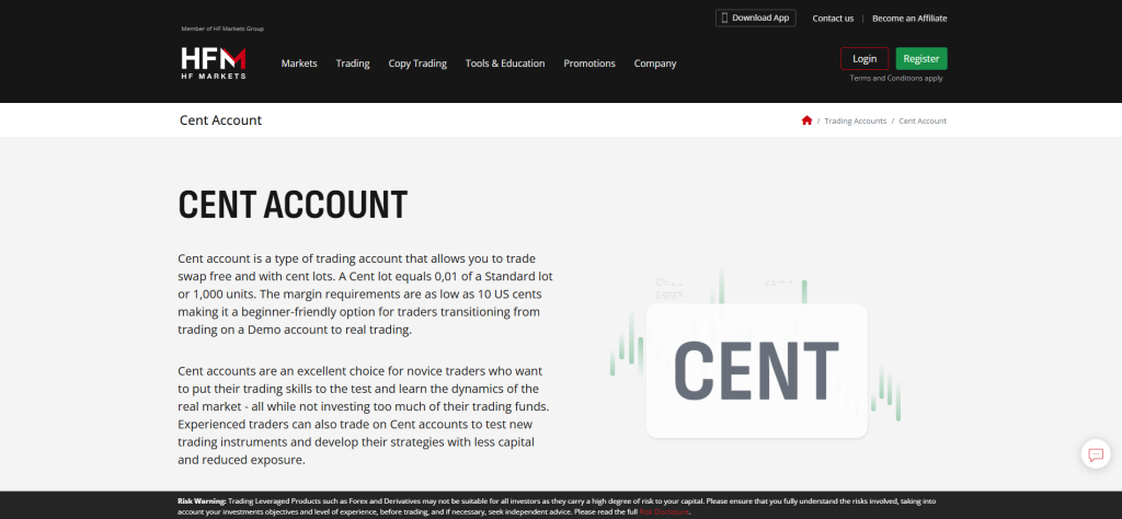 HFM Cent Account HFM Cent Account