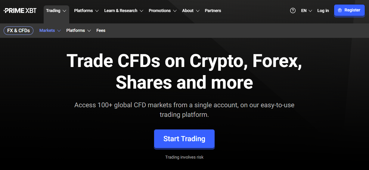 Markets Available for Trade