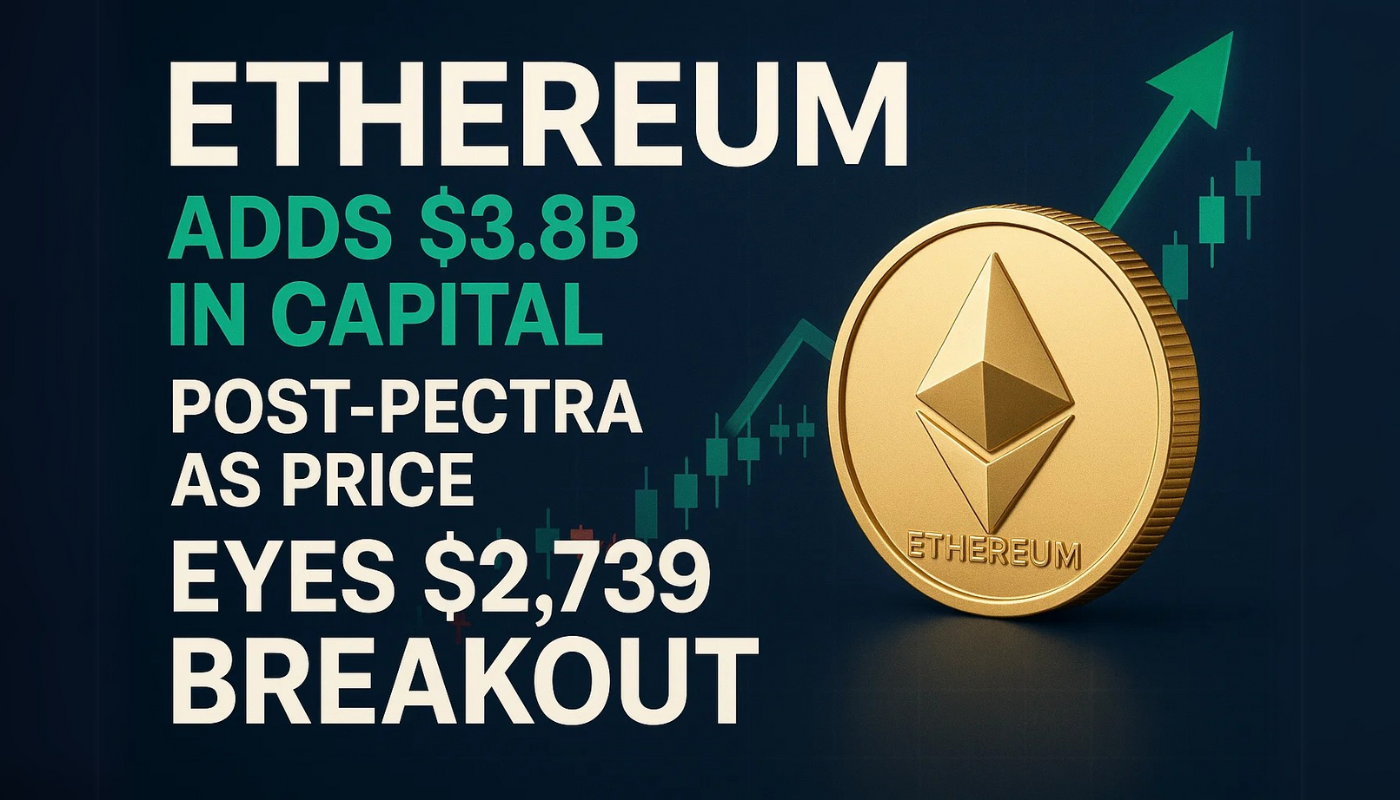 Ethereum Adds $3.8B in Capital Post-Pectra as Price Eyes $2,739 Breakout -  Forex News by FX Leaders